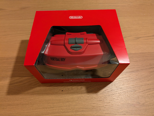 فتح الصندوق والمقارنة: هذا هو شكل Virtual Boy لسويتش