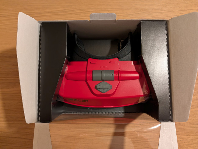 فتح الصندوق والمقارنة: هذا هو شكل Virtual Boy لسويتش