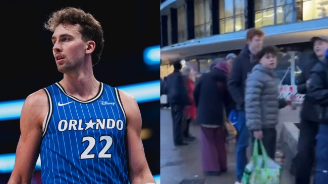 استقبل فرانز وموريتز فاغنر مئات المشجعين في برلين قبل مباراة الNBA