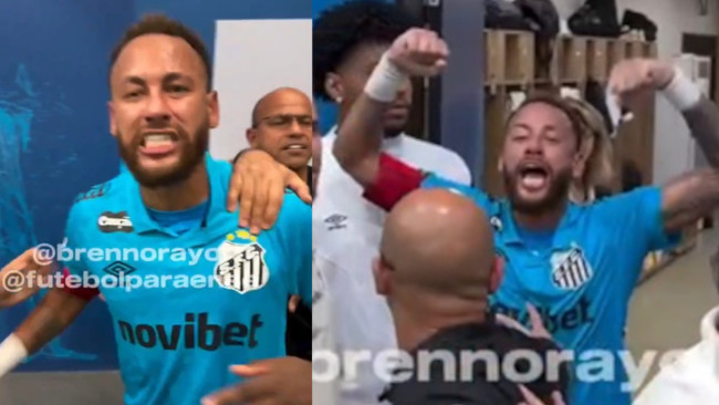 نيمار يفقد السيطرة في استفزاز مخز ضد منافسيه في كأس البرازيل