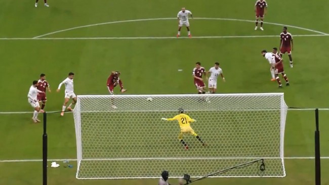 فلسطين فاجأت قطر في كأس العرب بهدف في عكسي في الدقيقة 95
