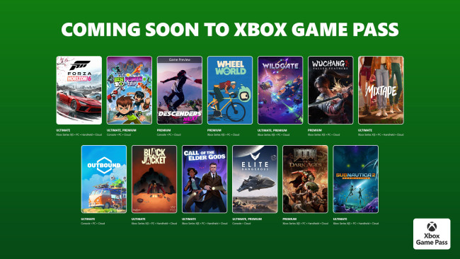 Forza وMixtape وSubnautica 2 والكثير غيرهم متجهون إلى Game Pass في مايو