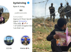 نجم الNBA كايري إيرفينغ يغير صورة ملفه الشخصي تضامنا مع الأطفال الفلسطينيين الذين تم منعهم من الذهاب إلى المدرسة