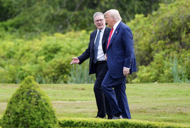 يقول ترامب إنه "محزن لرؤية" العلاقات الأمريكية البريطانية تتدهور بسبب ضربات إيران