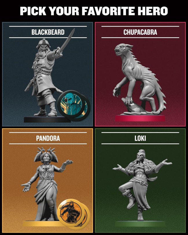 لقد لعبنا ألعاب لوحية مع قراصنة وآلهة ووحوش في لعبة Unmatched: Battle of Legends - المجلد الثالث