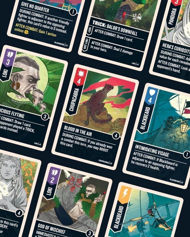 لقد لعبنا ألعاب لوحية مع قراصنة وآلهة ووحوش في لعبة Unmatched: Battle of Legends - المجلد الثالث