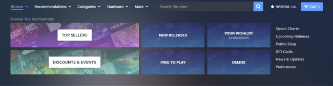 تقوم Valve بإجراء بعض التغييرات الكبيرة على Steam Store