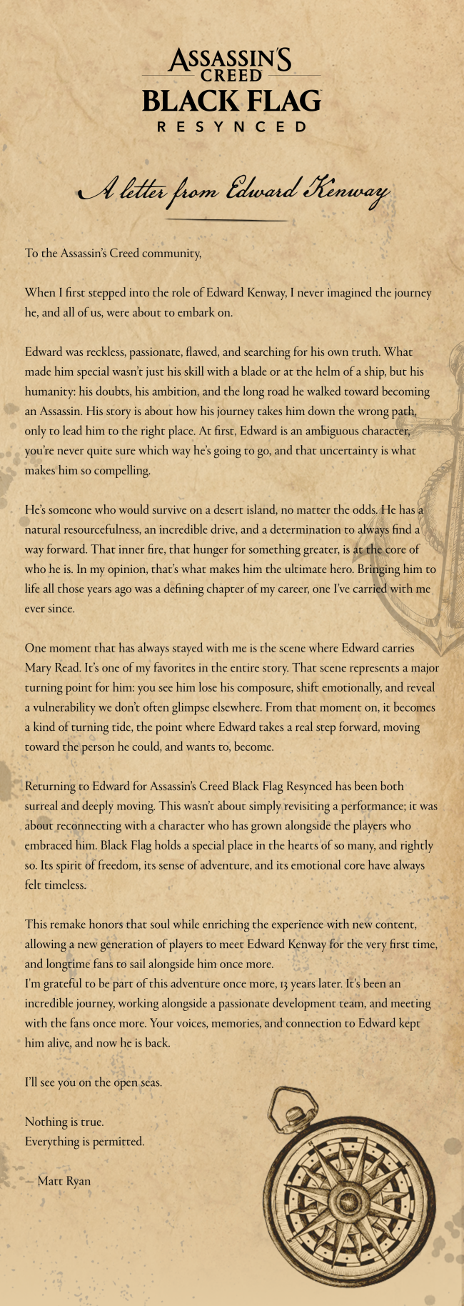 Assassin's Creed: Black Flag Resynced