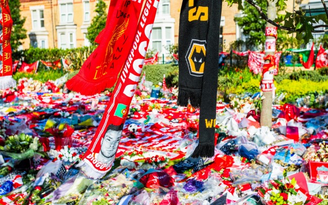 سينضم أبناء دييغو جوتا إلى التمائم قبل مباراة ليفربول ووولفز يوم السبت، وهما ناديه السابقان