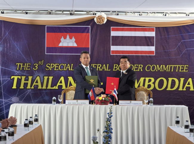 تايلاند وكمبوديا تتفقان على وقف إطلاق النار الثاني