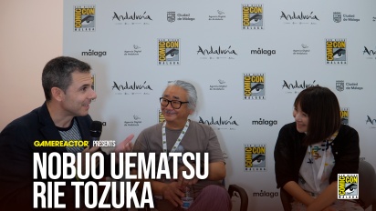 الموسيقى التي تتجاوز فاينل فانتسي والأجيال - Nobuo Uematsu & Rie Tozuka San Diego Comic-Con Málaga Interview