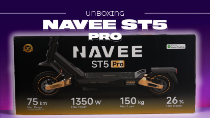 Navee ST5 Pro Urban Electric Scooter - فتح الصندوق