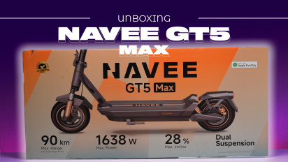 Navee GT5 Max Urban Electric Scooter - فتح الصندوق
