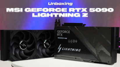 فتح صندوق MSI GeForce RTX 5090 Lightning Z