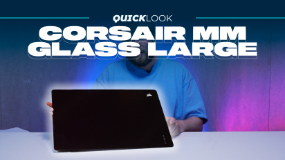 Corsair MM Glass Large (Quick Look) - الحرية من الاحتكاك
