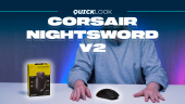 Corsair Nightsword V2 (نظرة سريعة) - فأر يسمح لك بالعمل بجد، ثم اللعب بجد